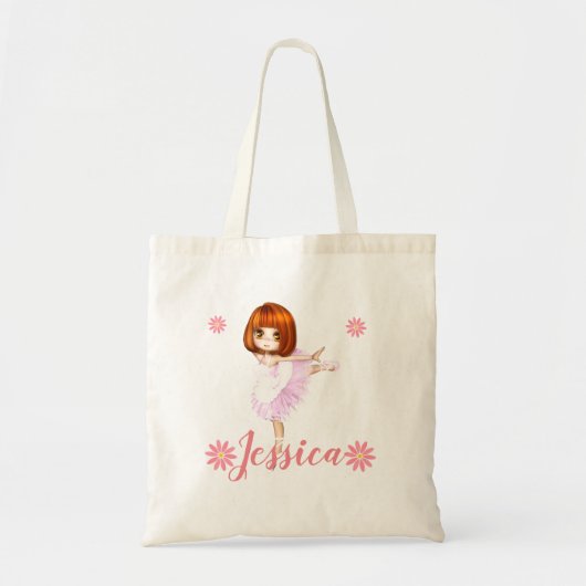 Tote Bag Prima Ballerina personnalisée (Devant)