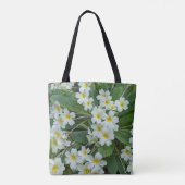 Tote Bag Primevères blanches Floral (Dos)