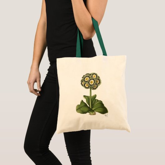 Tote Bag Primula Auraria Bleu (Devant (produit))