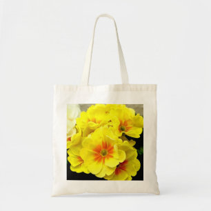 Tote Bag Primula jaune dans la florale printanière