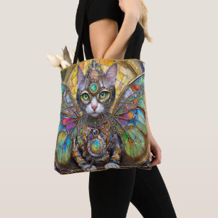 Tote Bag Prince Kitty Chat de la Brigade des papillons
