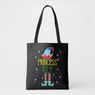 Tote Bag Princess Elf Joyeux Famille de l'Avent de Noël