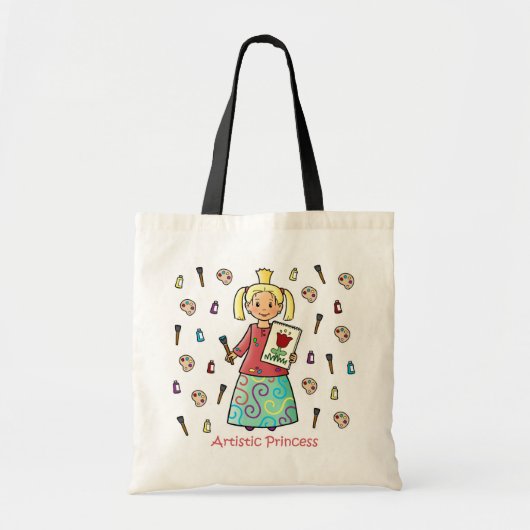 Tote Bag Princesse artistique (Devant)