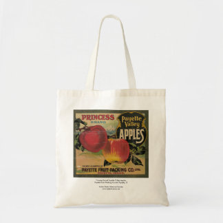 Tote Bag Princesse Brand Payette Valley Apples