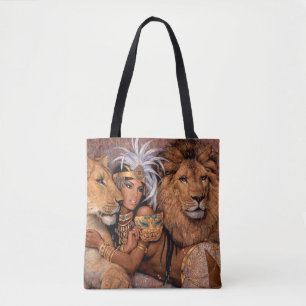 Tote Bag Princesse de la Jungle exotique Fourre-tout