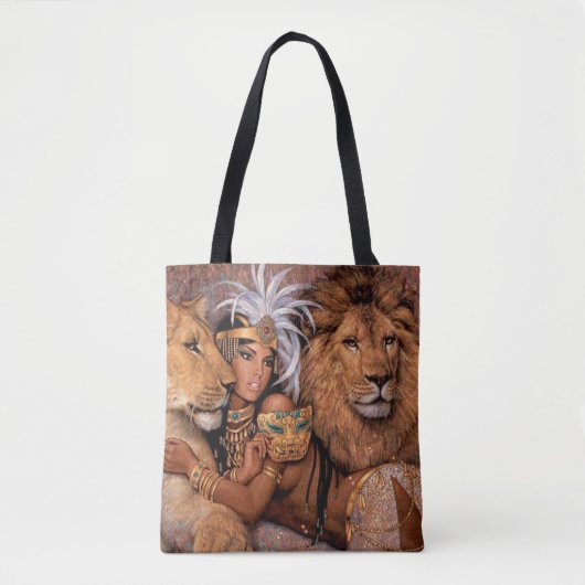 Tote Bag Princesse de la Jungle exotique Fourre-tout (Devant)