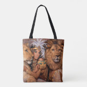 Tote Bag Princesse de la Jungle exotique Fourre-tout (Dos)