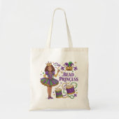 Tote Bag Princesse de Perles - Mardi Gras (Devant)