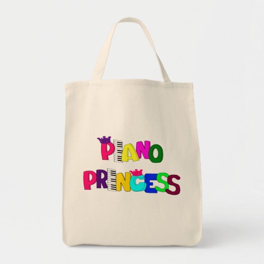 Tote Bag Princesse de piano (Devant)