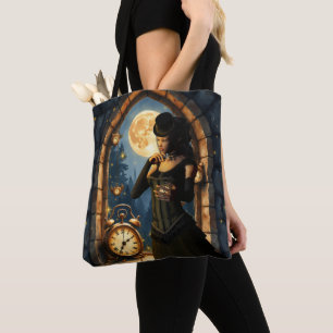Tote Bag Princesse des Horloges – Gardienne des Heures au C