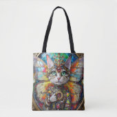 Tote Bag Princesse Kitty Chat de la Brigade des papillons (Devant)