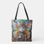 Tote Bag Princesse Kitty Chat de la Brigade des papillons (Dos)