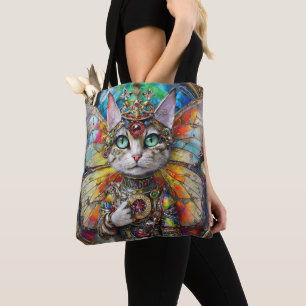 Tote Bag Princesse Kitty Chat de la Brigade des papillons