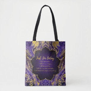 Tote Bag Principes de Reiki - préceptes de Reiki