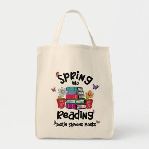 Tote Bag Printemps Dans La Lecture De Dustin Stevens Livres