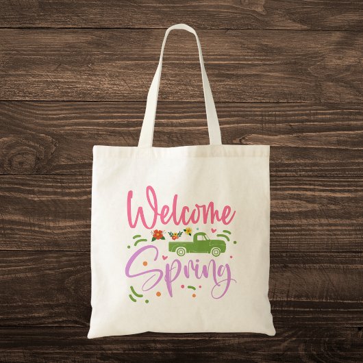 Tote Bag Printemps de bienvenue
