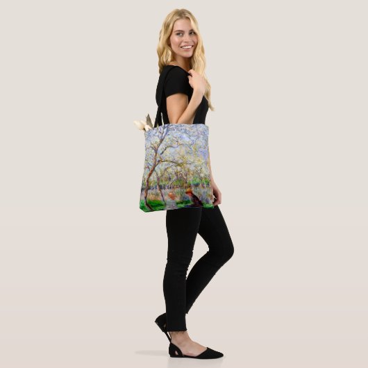 Tote Bag Printemps, Monet (Sur le modèle)