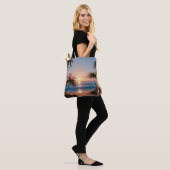 Tote Bag Private Beach Fourre-tout (Sur le modèle)