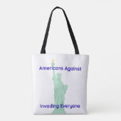 Tote Bag Pro-America Peace  (Dos)