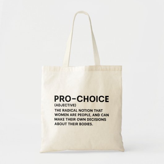Tote Bag Pro-Choice (Devant)