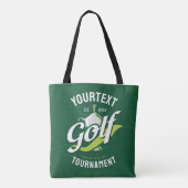 Tote Bag Pro Golfer NAME Golf Trophée Tournoi de golf (Dos)