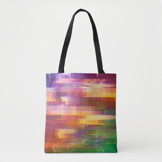 Tote Bag problème Abstrait : texture de l'écran de test (Devant)