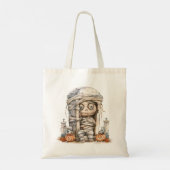 Tote Bag Problème Tombside - Mummy Mischief & Mini Monsters (Dos)