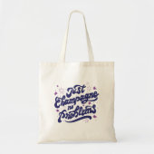 Tote Bag Problèmes de champagne (Devant)