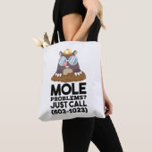 Tote Bag Problèmes de chimie - Mole (De près)