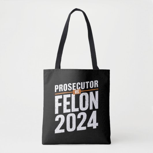 Tote Bag Procureur contre délinquant 2024 (Devant)