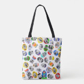 Tote Bag Produire des autocollants à code barre (Dos)