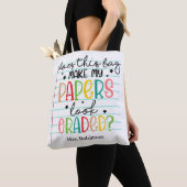 Tote Bag Prof amusant en mode correction (De près)