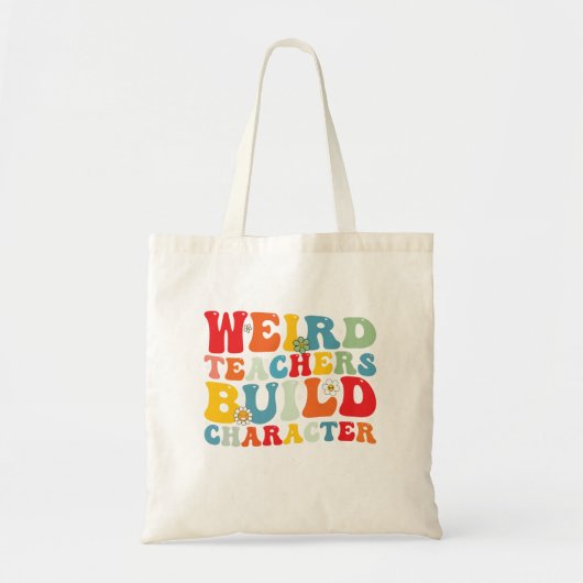 Tote Bag Prof bizarre Construit Caractère Prof Groovy  (Devant)