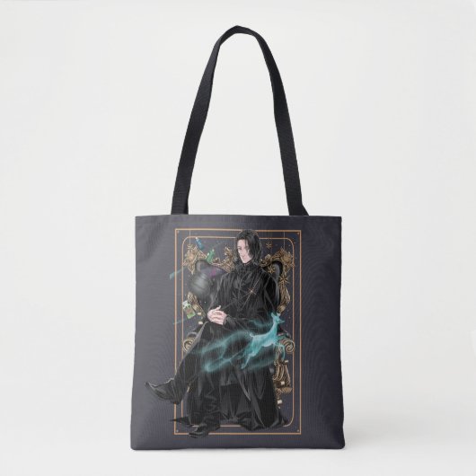 Tote Bag Professeur Anime Severus Snape assis (Devant)