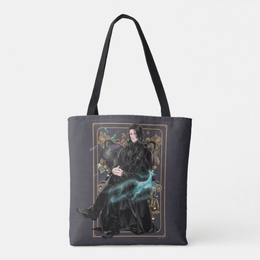 Tote Bag Professeur Anime Severus Snape assis (Dos)