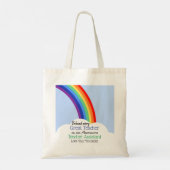 Tote Bag Professeur assistant mode cadeau arc-en-ciel (Dos)