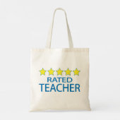 Tote Bag Professeur cinq étoiles (Dos)