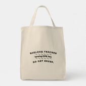 Tote Bag Professeur de biologie - Transformer l'ADN en Ne p (Dos)