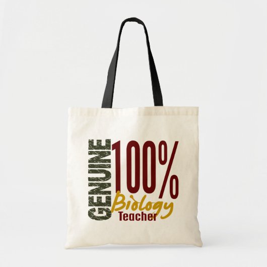Tote Bag Professeur de biologie véritable (Devant)