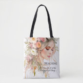 Tote Bag Professeur de Boho créatif fille d'art (Devant)