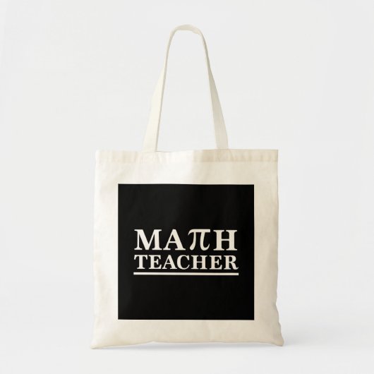 Tote Bag Professeur de maths (Devant)