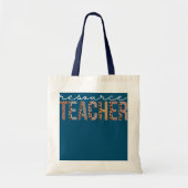 Tote Bag Professeur De Ressources Leopard Appréciation Pour (Devant)