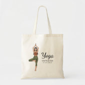 Tote Bag Professeur de yoga posture de l'arbre Vrikshasana  (Devant)