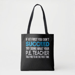 Tote Bag Professeur d'éducation physique Cadeau drôle