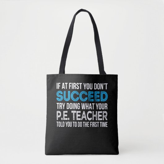 Tote Bag Professeur d'éducation physique Cadeau drôle (Devant)