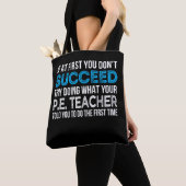 Tote Bag Professeur d'éducation physique Cadeau drôle (De près)