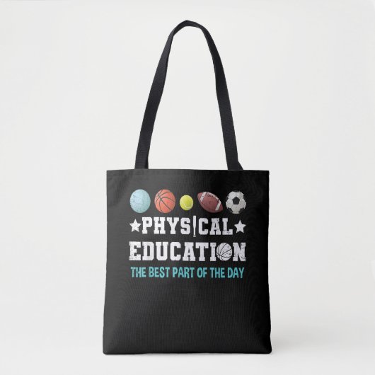 Tote Bag Professeur d'Éducation Physique ÉP Fort École (Devant)