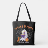 Tote Bag Professeur effrayant (Dos)