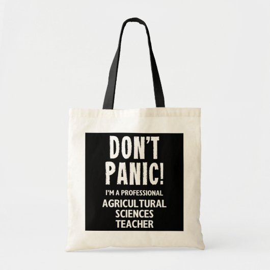 Tote Bag Professeur en sciences agricoles (Devant)