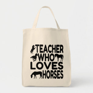 Tote Bag Professeur Horse Lover